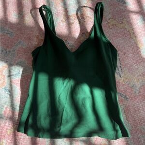 Green Sleeveless Top